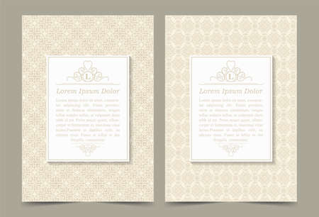 Antique greeting card with a white background.のイラスト素材