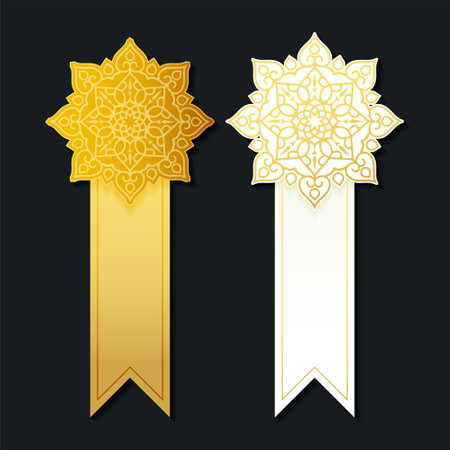 Luxury mandala decorative bannerのイラスト素材