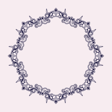 decorative ornament frame backgroundのイラスト素材