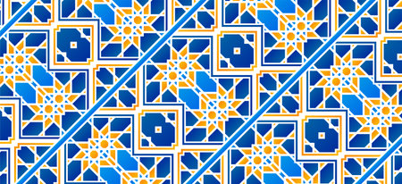 Colorful abstract geometric pattern design