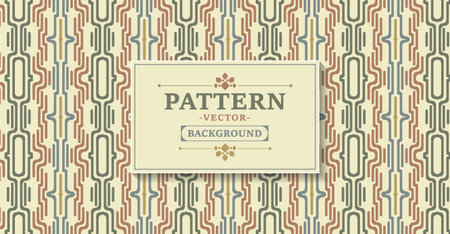 Vector seamless geometric pattern textureのイラスト素材