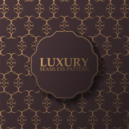 luxury dark seamless pattern backgroundのイラスト素材
