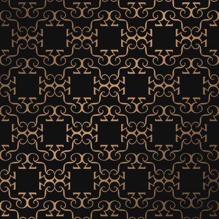 luxury dark seamless pattern backgroundのイラスト素材
