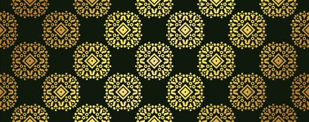 luxury dark seamless pattern backgroundのイラスト素材