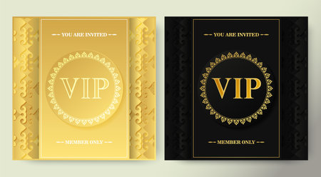Elegant VIP ornament backgroundのイラスト素材