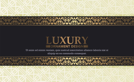 Elegant pattern style dark backgroundのイラスト素材