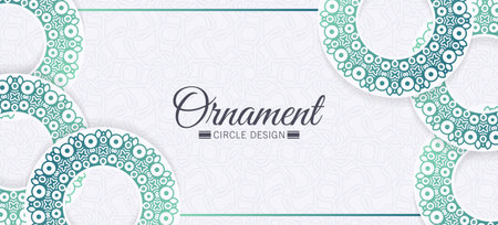 Modern gradient mandala backgroundのイラスト素材