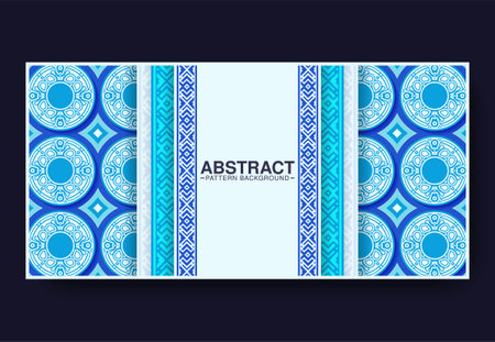 blue abstract pattern background designのイラスト素材