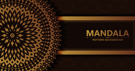 Luxury ornamental mandala background with arabic islamic east pattern style premiumのイラスト素材