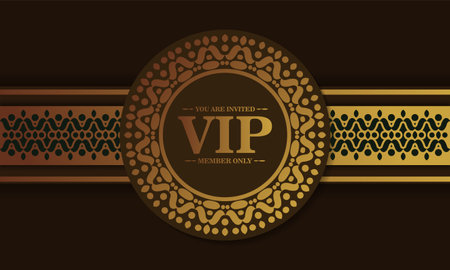 Elegant VIP ornament backgroundのイラスト素材