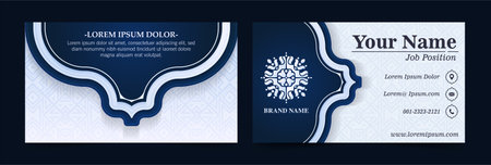 Modern ornamental logos and business cardsのイラスト素材