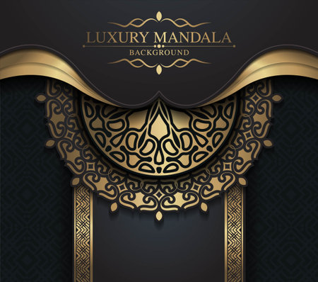 Luxury ornamental mandala background with arabic islamic east pattern style premiumのイラスト素材