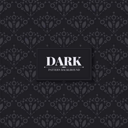 dark ethnic seamless pattern templateのイラスト素材