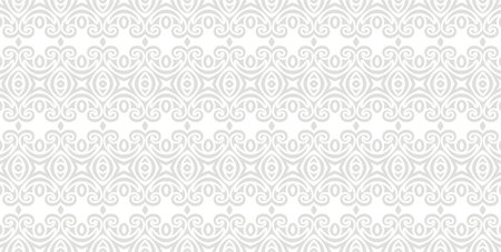 elegant white seamless geometric patternのイラスト素材