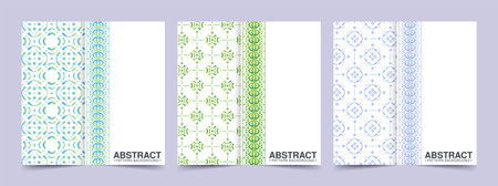 colorful abstract pattern cover designのイラスト素材