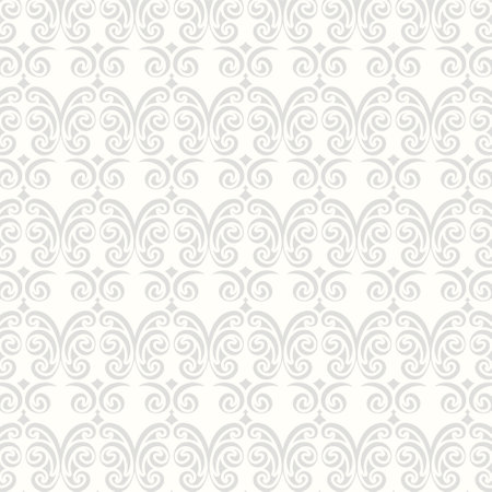 elegant white seamless geometric patternのイラスト素材