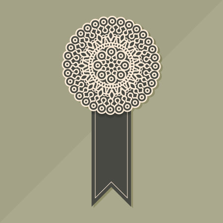 mandala decorative banner design templateのイラスト素材