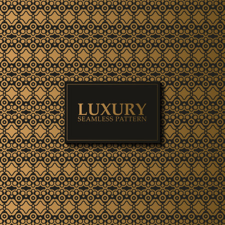 luxury dark seamless pattern backgroundのイラスト素材