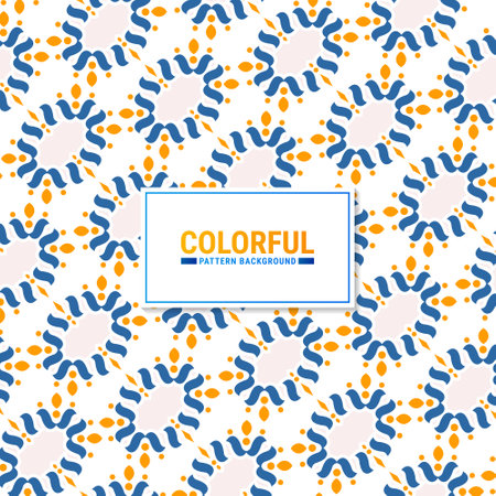 Colorful abstract geometric pattern designのイラスト素材