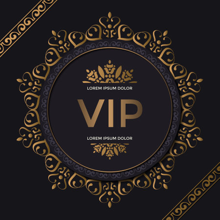 Elegant VIP ornament backgroundのイラスト素材