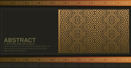 Elegant pattern style dark backgroundのイラスト素材