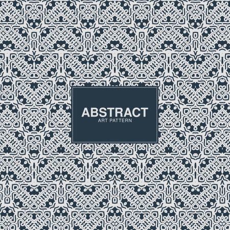 flat ornament line pattern design