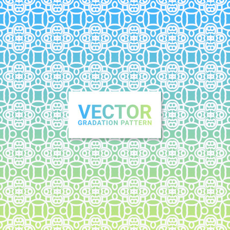 gradation ornament pattern design backgroundのイラスト素材