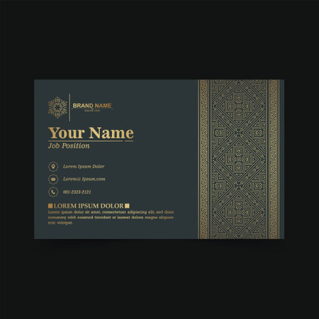 Luxury ornamental logos and business cards templateのイラスト素材
