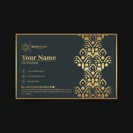 Luxury ornamental logos and business cards templateのイラスト素材