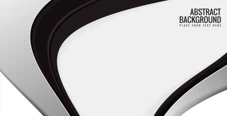 Dark stylish wave design backgroundのイラスト素材