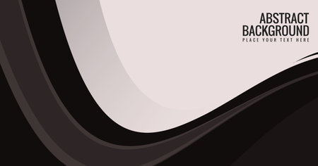 Dark stylish wave design backgroundのイラスト素材