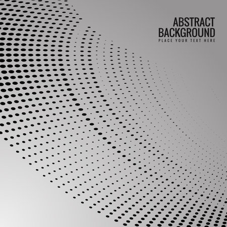 abstract dot style black backgroundのイラスト素材