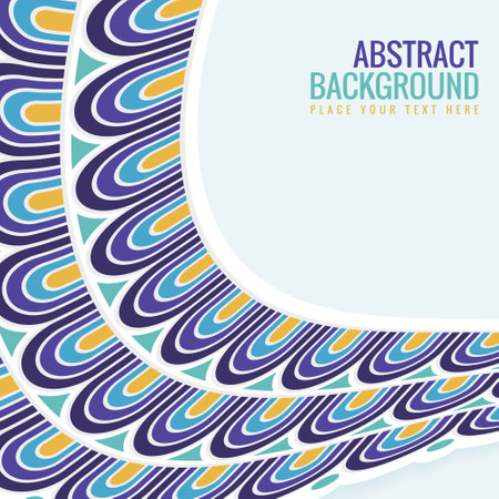 colorful abstract shapes design backgroundのイラスト素材