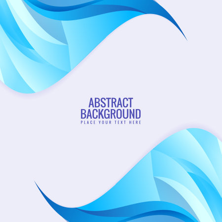 modern stylish blue abstract design backgroundのイラスト素材