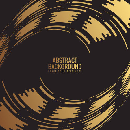 Luxury gold abstract shape design backgroundのイラスト素材