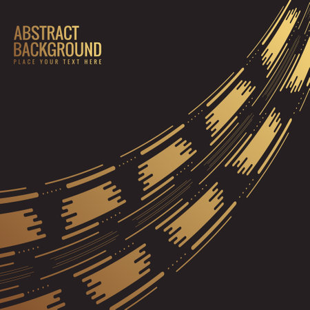 Luxury gold abstract shape design backgroundのイラスト素材