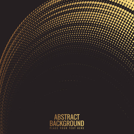 Luxury gold abstract dot design backgroundのイラスト素材