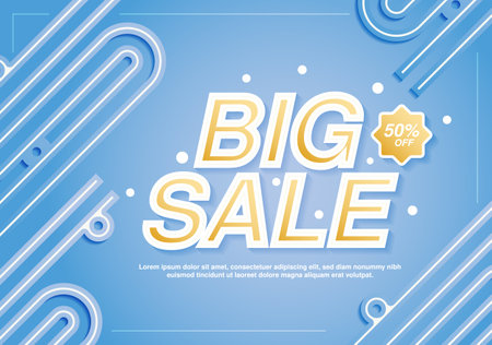 vector gradient big sale backgroundのイラスト素材