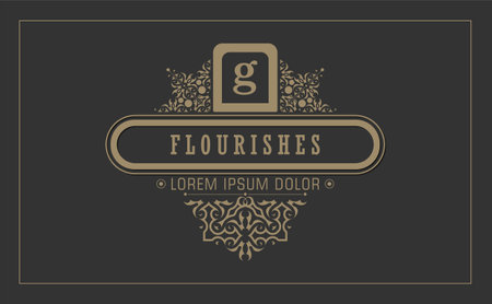 Vintage ornament greeting card vector templateのイラスト素材