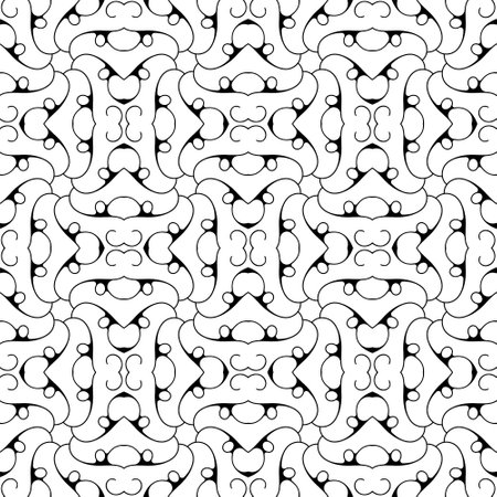 Vector seamless geometric pattern textureのイラスト素材