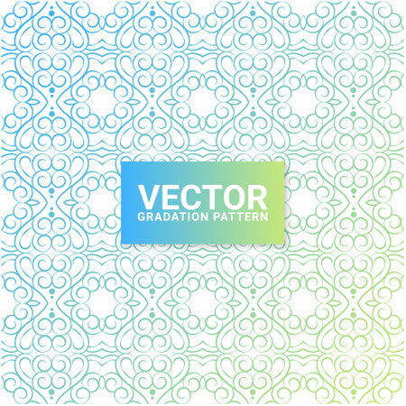 gradation ornament pattern design backgroundのイラスト素材