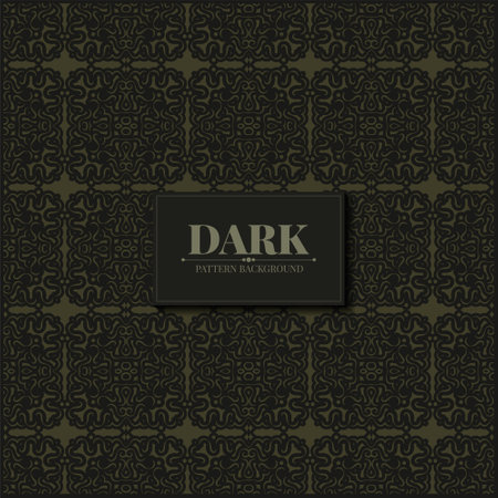 dark ethnic seamless pattern templateのイラスト素材