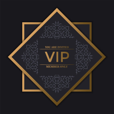 Elegant VIP ornament backgroundのイラスト素材