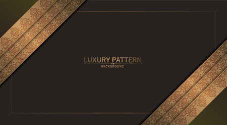 Elegant pattern style dark backgroundのイラスト素材