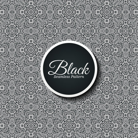 dark ethnic seamless pattern templateのイラスト素材
