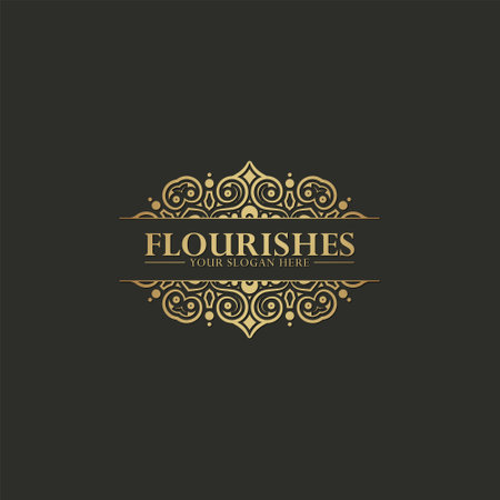 Luxury ornament greeting card vector templateのイラスト素材