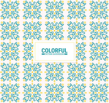 Colorful abstract geometric pattern designのイラスト素材