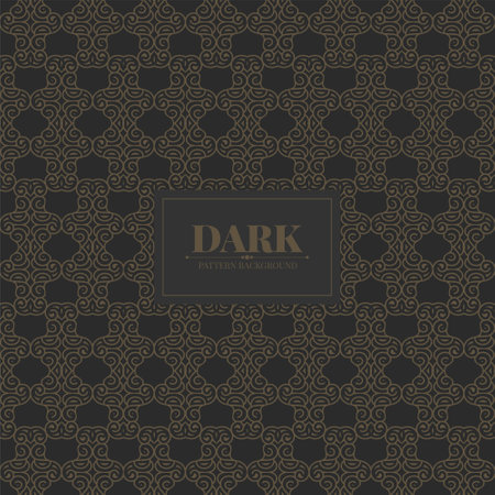 dark ethnic seamless pattern templateのイラスト素材