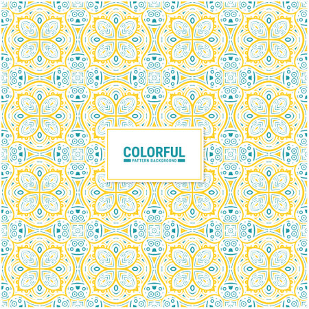 Colorful abstract geometric pattern designのイラスト素材