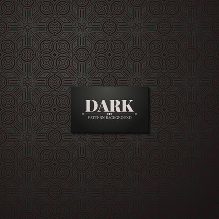 Detailed Dark Decorative Geometric Celtic Style Ornament Pattern Background